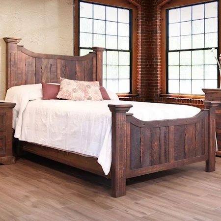 Rustic California King Bed
